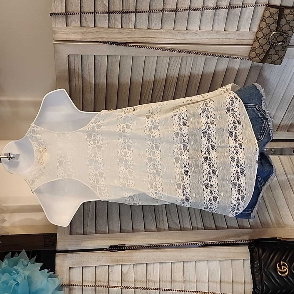 Mudd brand lace tank top - Picture 4 of 8